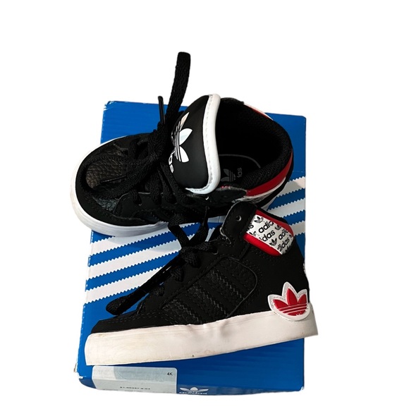 adidas Other - Adidas Hardcourt Hi Black and Red Baby / Toddler Size 4k Sneakers